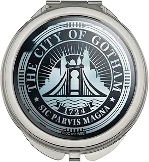 GRAPHICS & MORE The Batman Gotham City Seal Compact Travel Purse Handbag Makeup Mirror