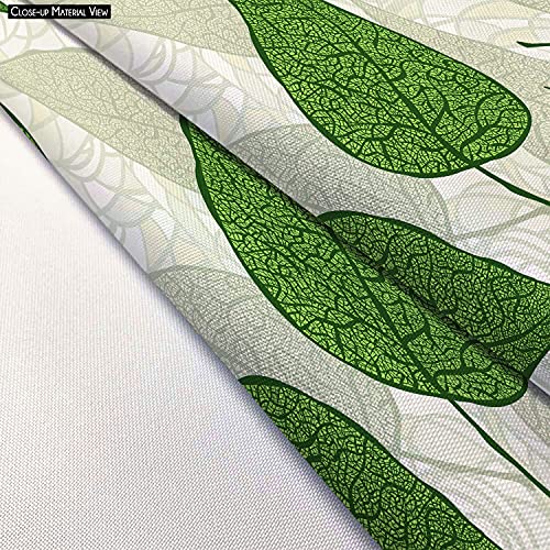 Image of ArtzFolio Hand Drawn Green Leafs | Pouch Wrist Potli Bag | Bag for Weddings & Casual Parties