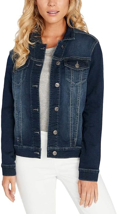 buffalo knit denim jacket
