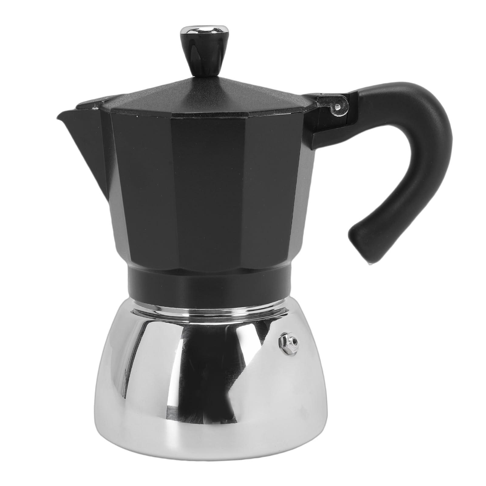Fdit Italiana Moka 3 Tazas, de de Inducción 300ml de Aluminio para Estufa de Gas y Eléctrica