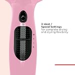 Revlon RVDR5236F Shine Enhancer Hair Dryer with Tourmaline Ionic Technology™, Ultralight, 1875 Watts, Concentrator, 3 Heat/Speed Settings, Easy Storage, Fast Dry