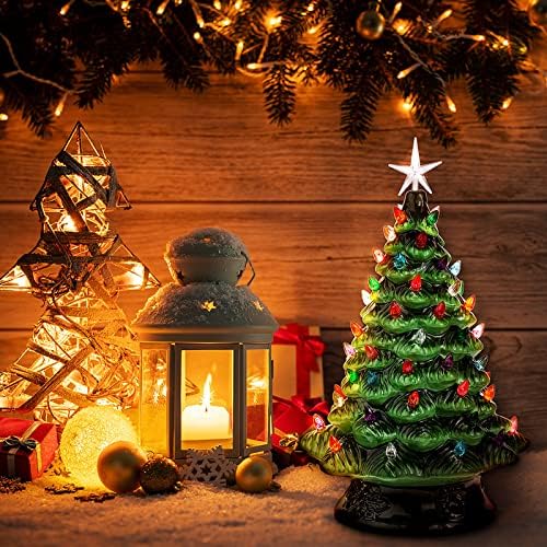 202 Pieces Plastic Ceramic Christmas Tree Replacement Lights Plastic Light Decorations for Accessories Christmas Tree Ornaments, Light and Star Shape, Transparent