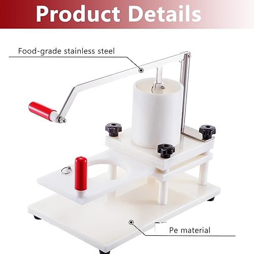 Miniatura 3 de Máquina de hamburguesa comercial Prensa ablandadores de carne Manual Hamburguesa Máquina de hamburguesa manual con 500 papeles BBQ Grill Burger