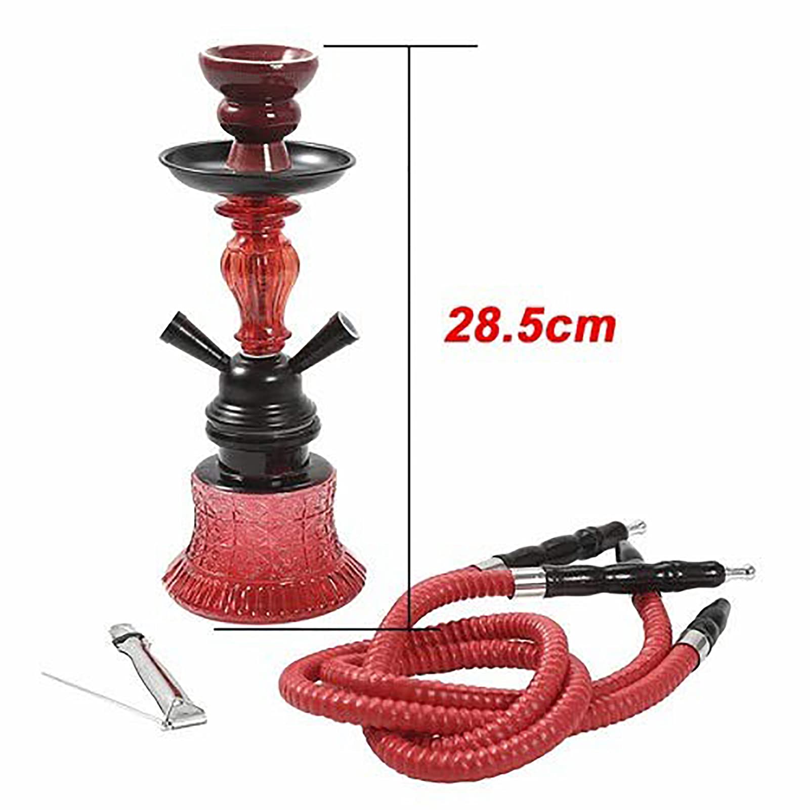 Juego Combinado De 2 Mangueras Para Shisha Con Adaptadores De Accesorios Para Shisha, Fácil De Configurar, Adecuado Para Familias, Bares, Clubes, Bodas, Fiestas, Etc B