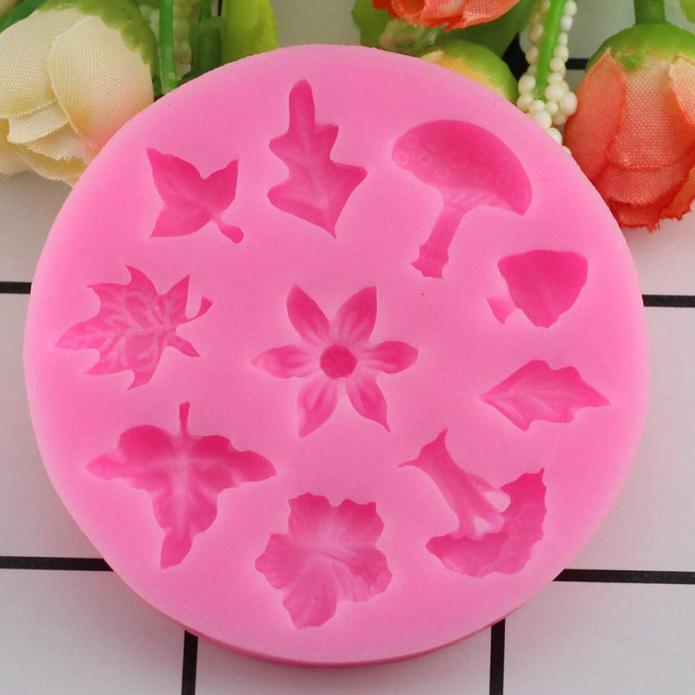 MYPRACS Set di 5 stampi in silicone a forma di angelo per decorare