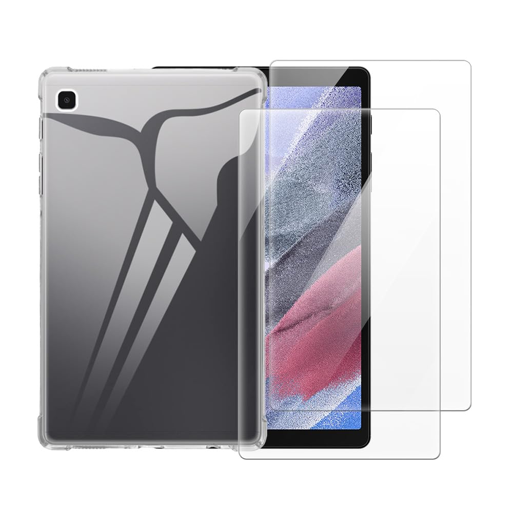Protector de pantalla y funda transparente para Samsung Galaxy Tab A7 Lite 8.7 8