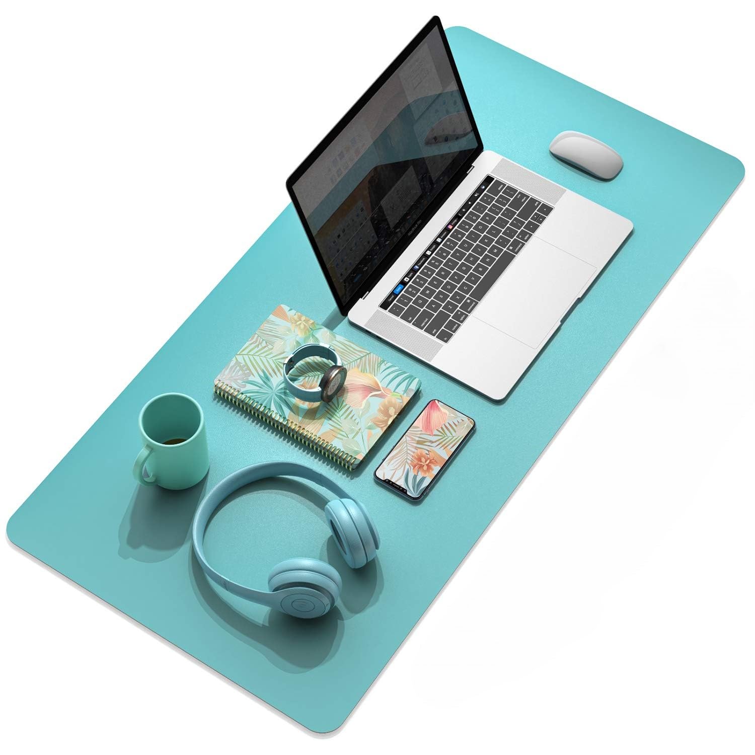See full amazon price history chart for SYGA Desk Pad Protector Waterproof PU Desk Mat Blotters on Desktop Laptop Computer Gaming Keyboard Mouse Pad Non-Slip Desk Writing Mat Cover for Office & Home, Dark Cyan & Light Cyan - 60x30 cm SYGA Desk Pad Protector Waterproof PU Desk Mat Blotters on Desktop Laptop Computer Gaming Keyboard Mouse Pad Non-Slip Desk Writing Mat Cover for Office & Home, Dark Cyan & Light Cyan - 60x30 cm (B0CK4C2YBV) Amazon Price History, Amazon Price Tracker