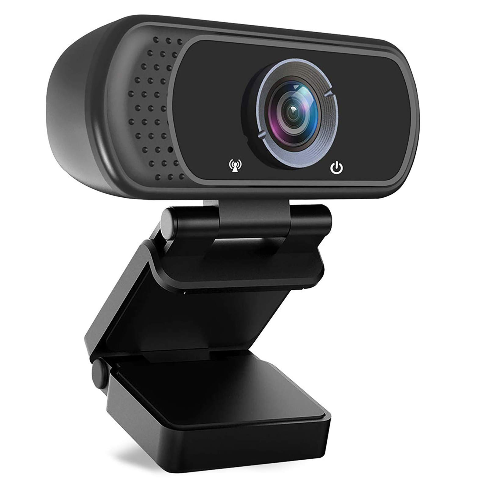 BDSEALYHD Webcam 1080P with Microphone, PC Laptop Desktop USB Webcams, Pro Streaming Computer Camera, 110-Degree Widescreen Web Camera with Rotatable Clipfor Video Calling, Recording