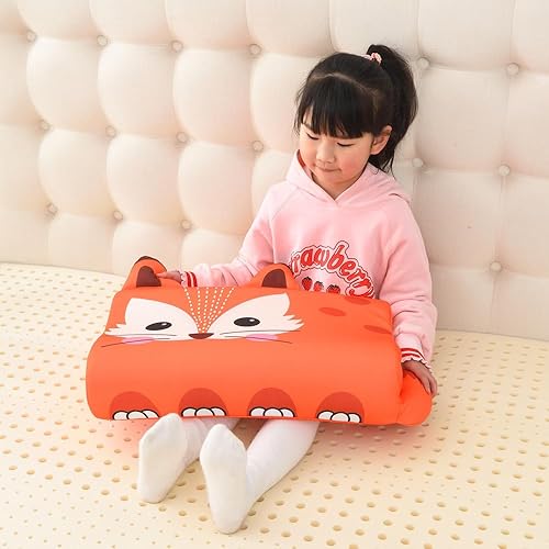Miniatura 3 de LovXtra, Almohada para niños pequeños para dormir. Almohada suave y pequeña de espuma viscoelástica transpirable para cama infantil. Funda de