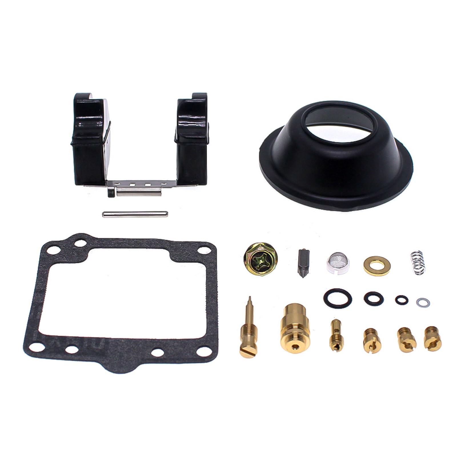 2 Juegos De Kit Reparación Y Reconstrucción Carburador para Suzuki GS450 GS450D GS450Z 1982 1983-incluye Flotador, Válvula Aguja, Juntas, Tóricas