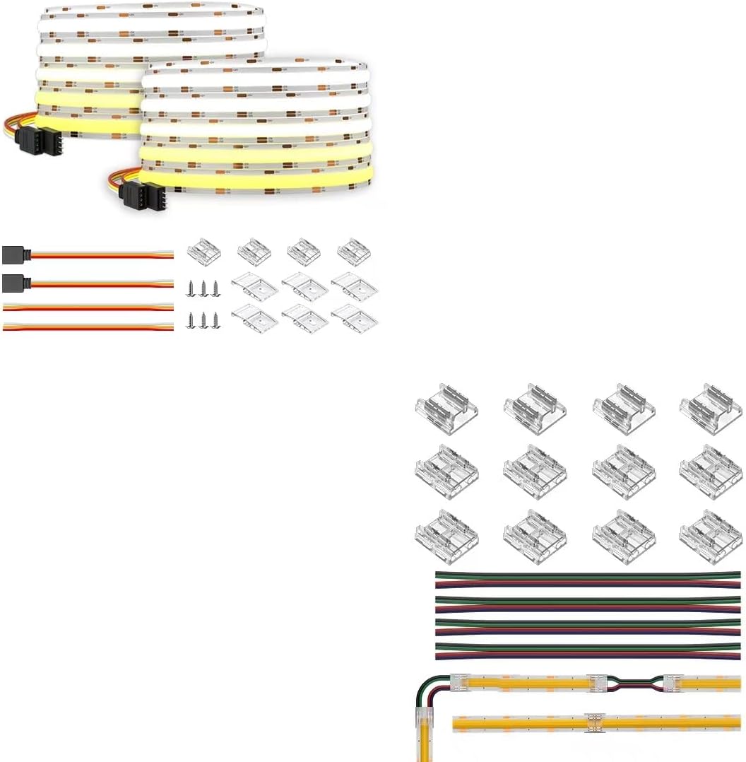 Cob Cct Usb Accordéable Flexible Bande Led Haute Densité Cct(3000K