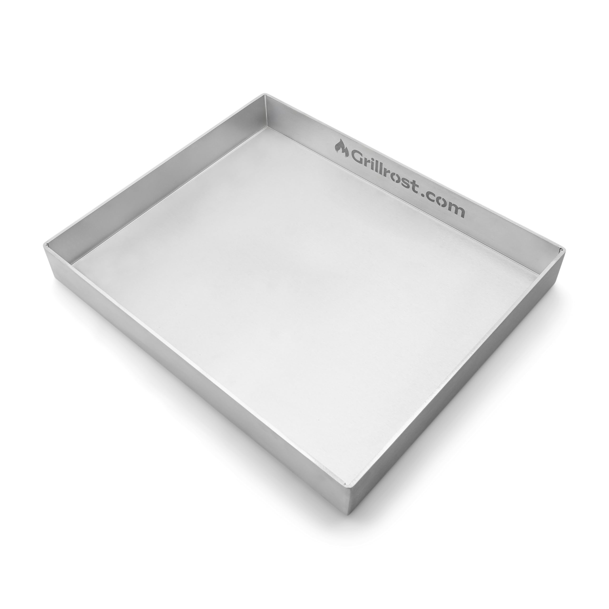 P³yta grillowa ze stali nierdzewnej | plancha | patelnia 30x25cm - rozmiar uniwersalny - spawana dooko³a | bardzo solidna