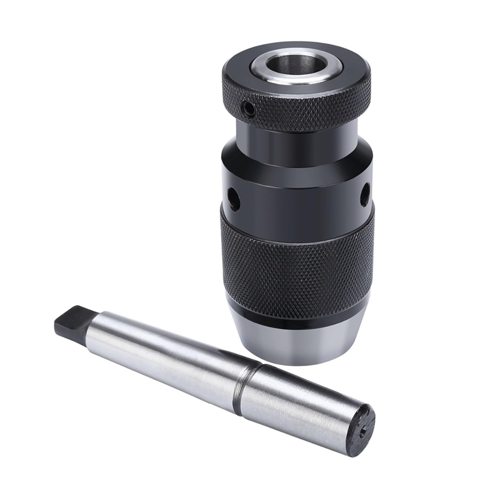 Uchwyt wiertarski 1-16mm samozaciskowy uchwyt wiertarski bez klucza i MT2-B18 pasuje do prawie wszystkich wierceń i tokarek z mocowaniem MK2