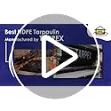 Image of TARPEX Waterproof Tarpaulin Sheet Tripal, UV Resistant, HDPE UV Treated Sun, Roof, Rain Protection Polyethylene Multipurpose Cover (15 feet X 12 feet, Blue) (120 GSM-Thickness Quality GEM)