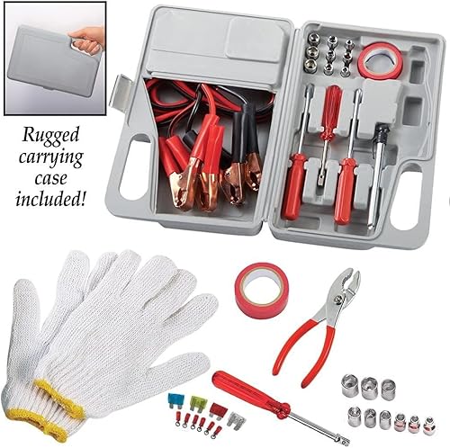 Miniatura 3 de Herramienta de emergencia en carretera y kit de automóvil, 31 piezas incluidas