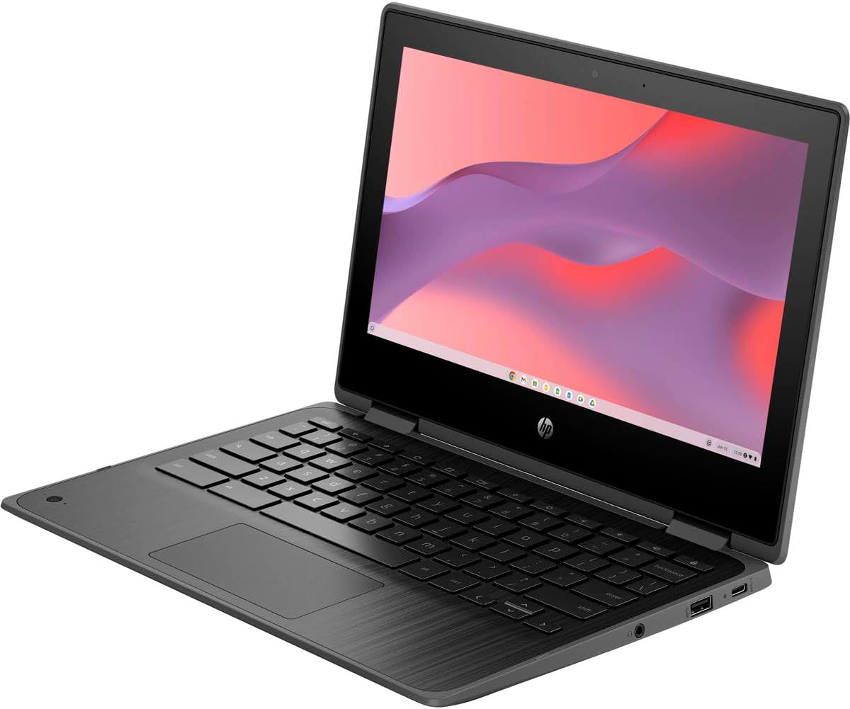 HP Fortis x360 G3 J Chromebook 11.6" HD Touchscreen Notebook Computer, Intel Celeron N5100 1.1GHz, 8GB RAM, 64GB eMMC, Chrome OS (Renewed)