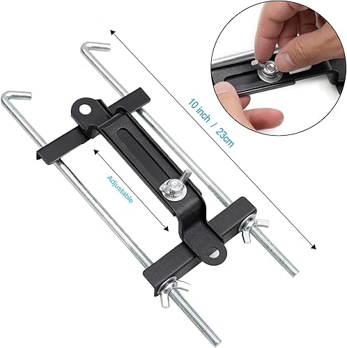 Miniatura 7 de Aoerzn Batería ajustable de alta calidad barra transversal de batería ajustable universal con tornillo en J apto para vehículos SUV buen contacto