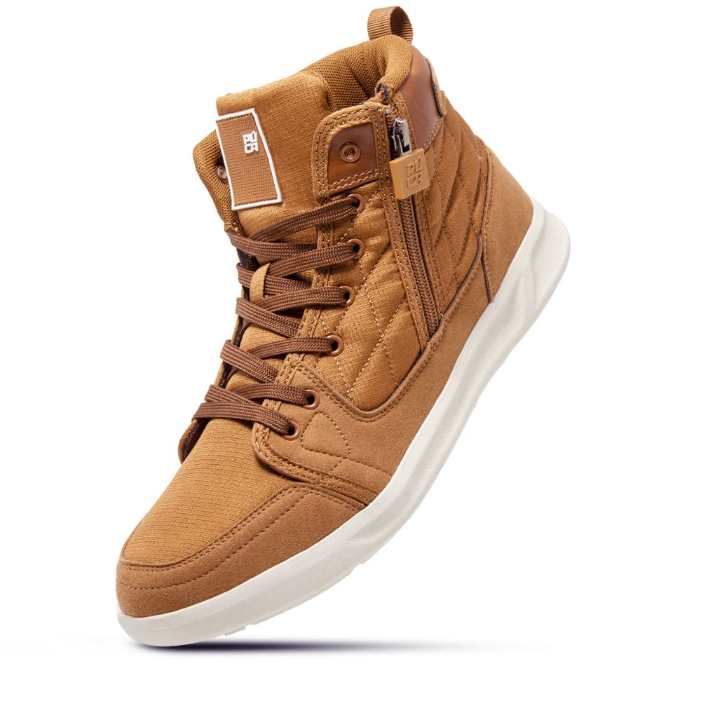 Mens Shoes with Mesh | High Ankle Boots | Micro-Fibre Outer | Light Weight | Slip Resistant | Genesis