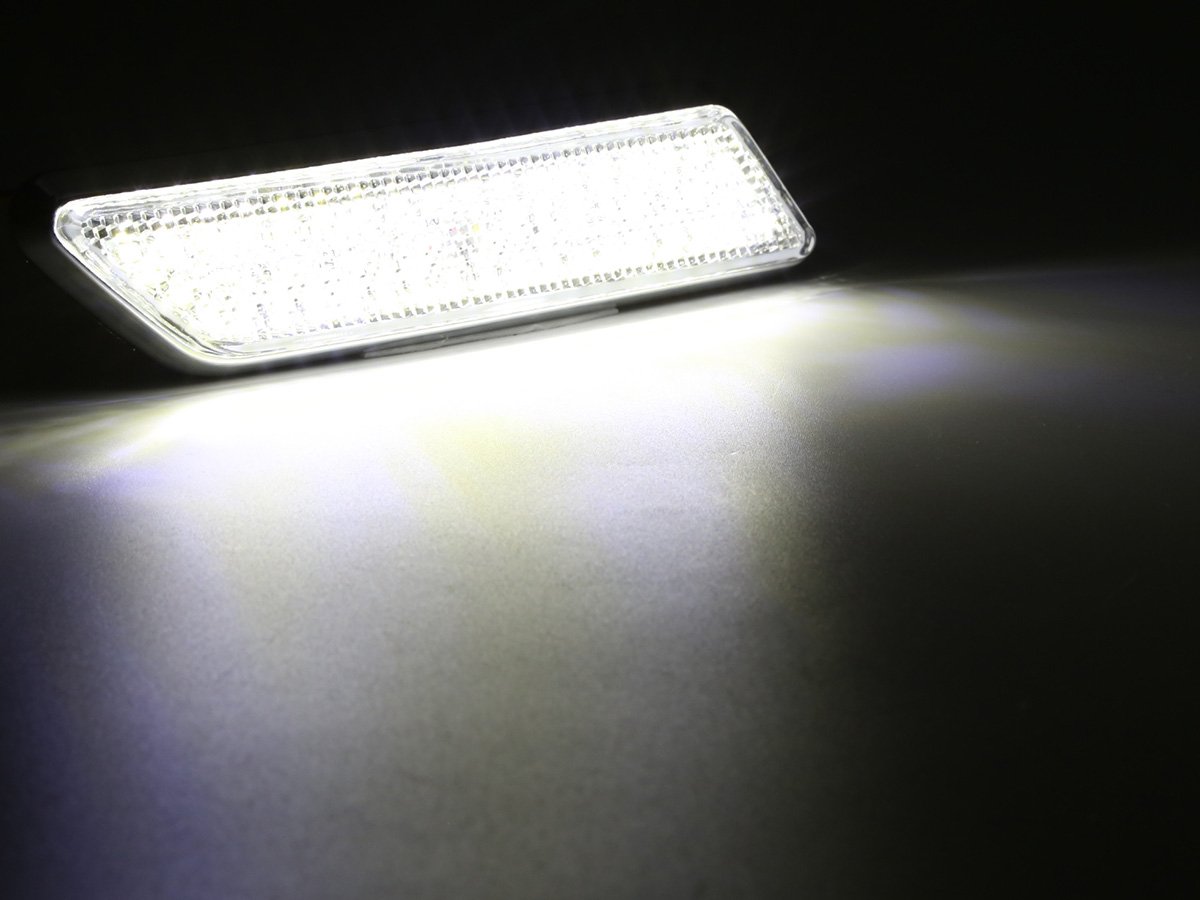 Amazon.co.jp: 汎用 LED サイドマーカー スモークレンズ ウインカー