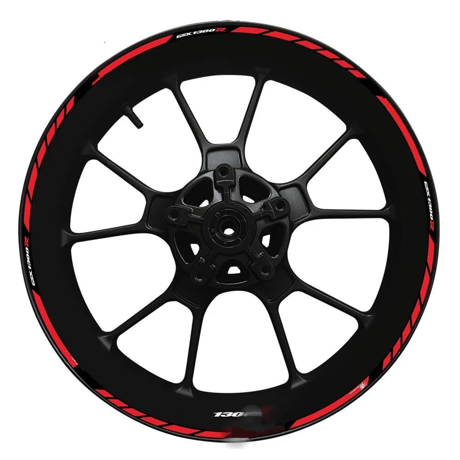 for Suzuki for Gsx-r1300 for Hayabusa for GsxR1300 Motorcycles Wheel Hub Rim Thick Edge Stickers(Style 3)