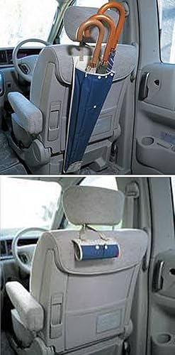 Miniatura 6 de Tianmei Soporte multifuncional para almacenamiento de paraguas para asiento trasero de coche, camión, bolsa organizadora impermeable suficiente para