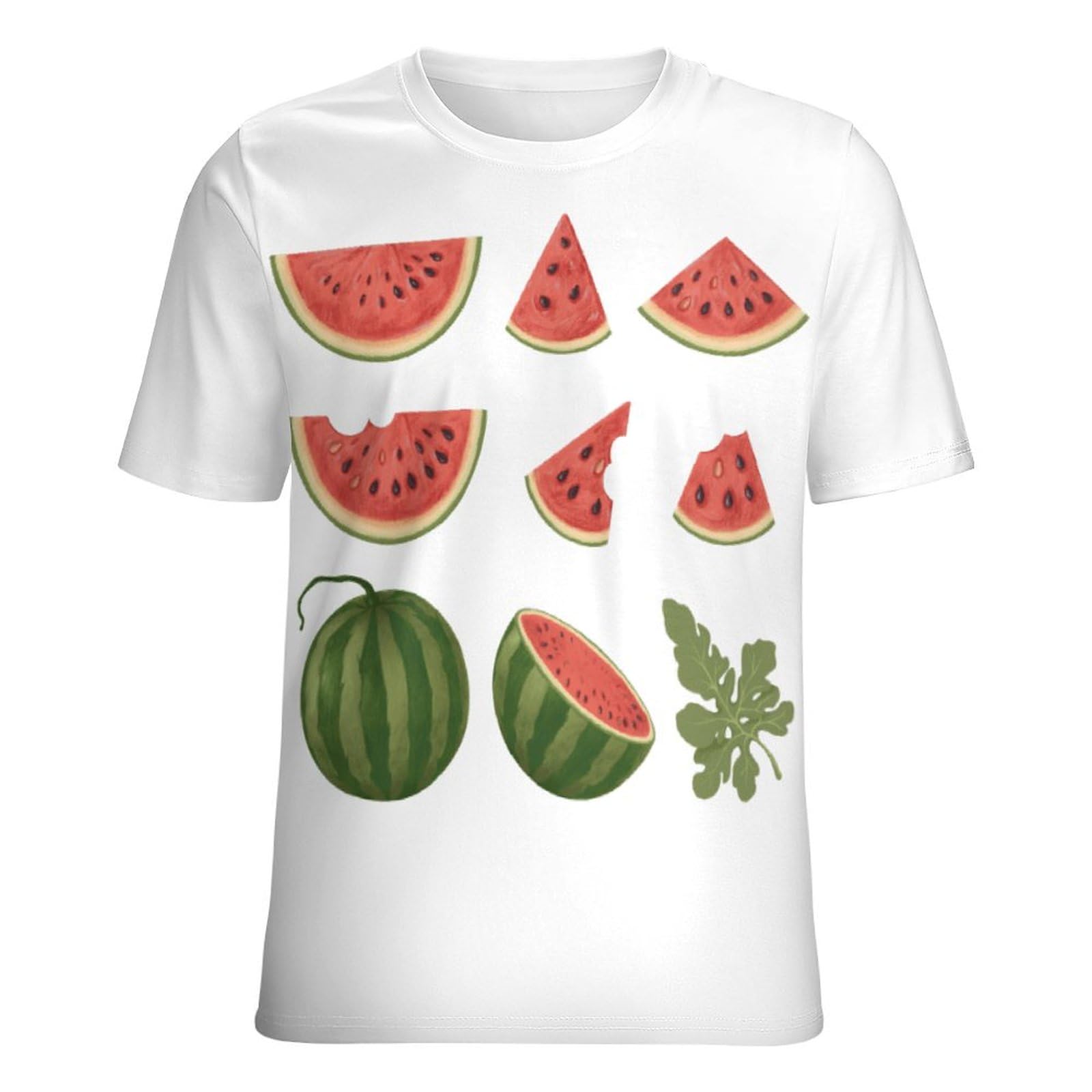 スイカ柄Tシャツ おもしろデザイン スイカ Tシャツ : うえきたや - 通販 - Yahoo