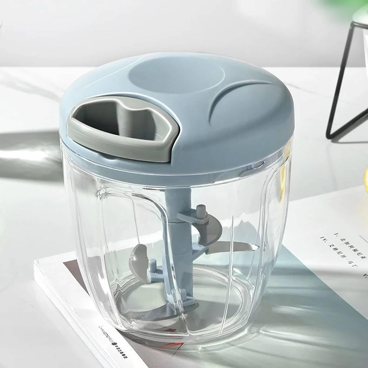 SHIPLORD® Powerful Manual Food Processor & Meat Grinder - Effortless Chopping Grinding & Mixing for Vegetables Meat & More-image-8