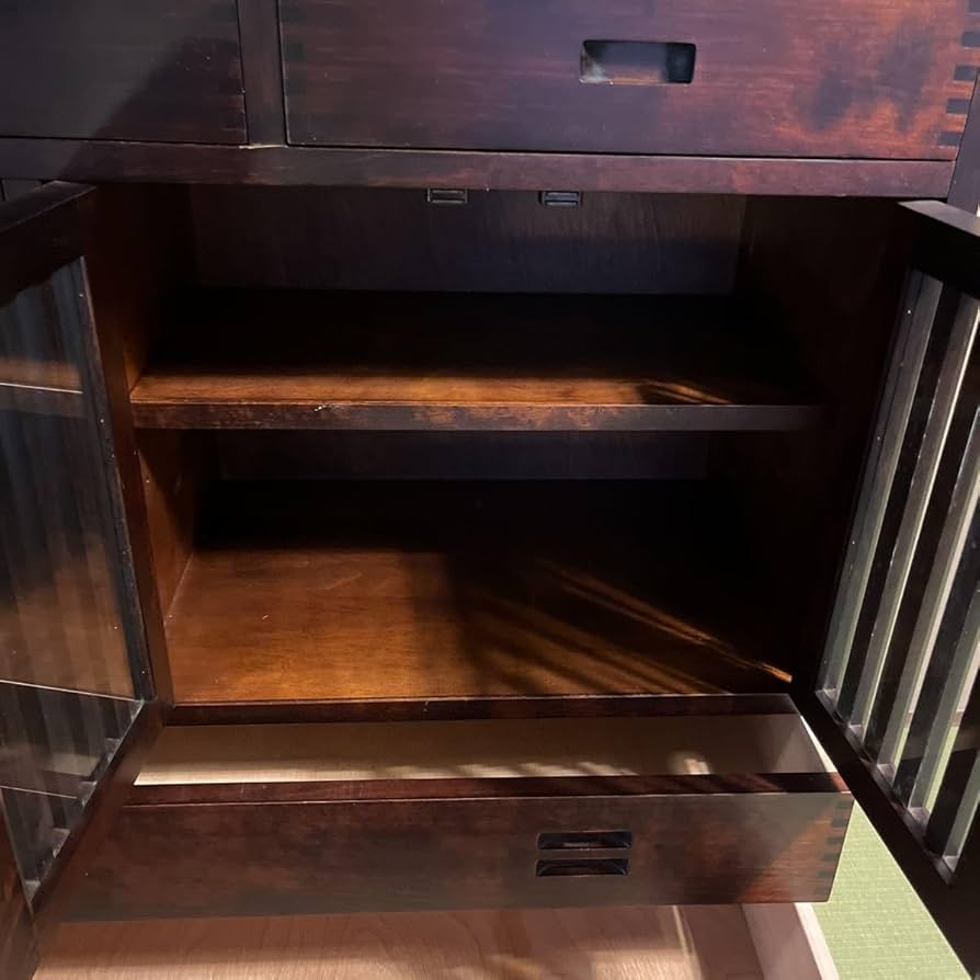 和光 NEW北樹 茶棚 115N 天然木 箪笥 サイドボード 和家具 北海道旭川