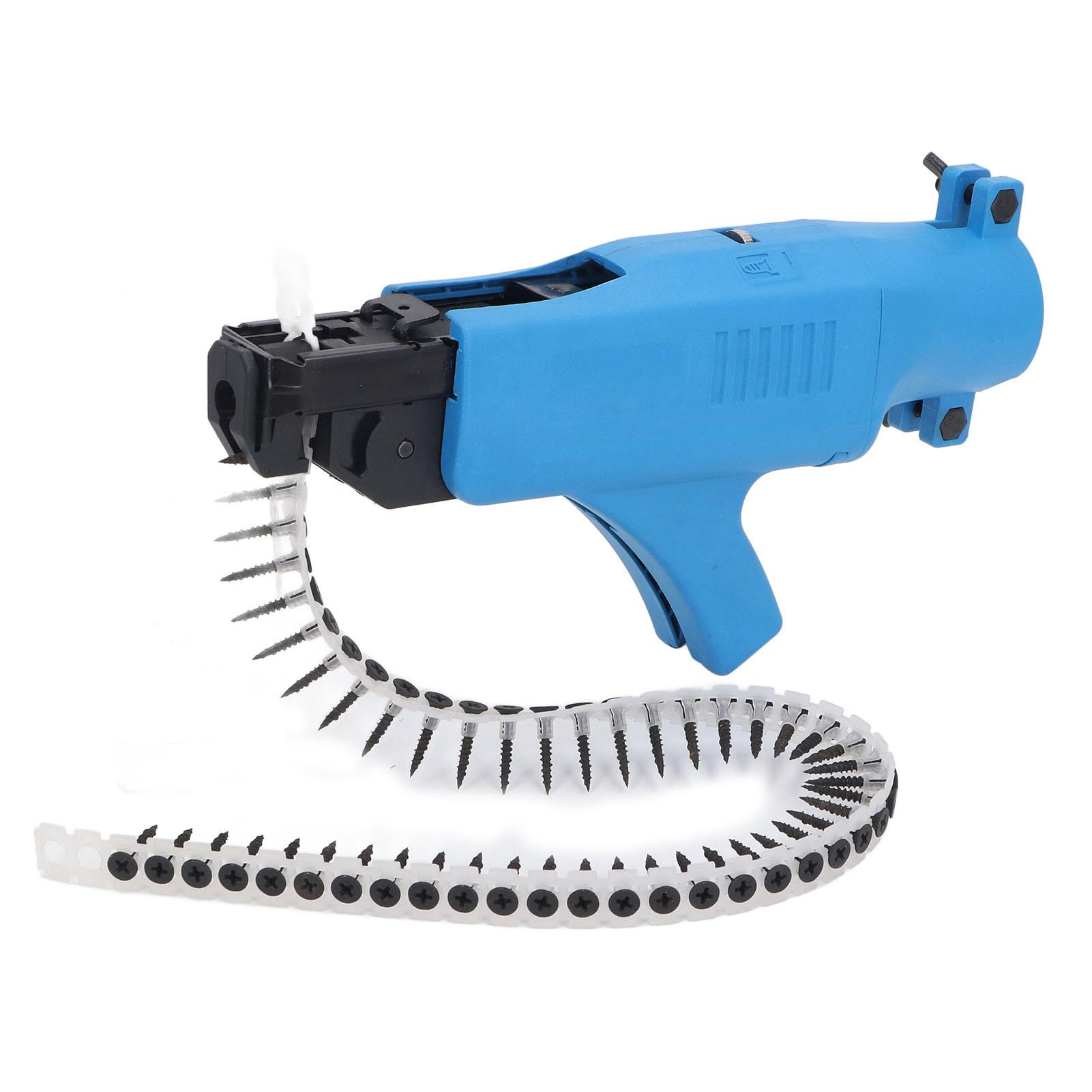 Adattatore per Pistole Sparachiodi a Catena, Materiale ABS, Design Efficiente per Risparmiare Manodopera, Regolazione Automatica della profondità, Adatto per Trapano Elettrico da 47-50 Mm,
