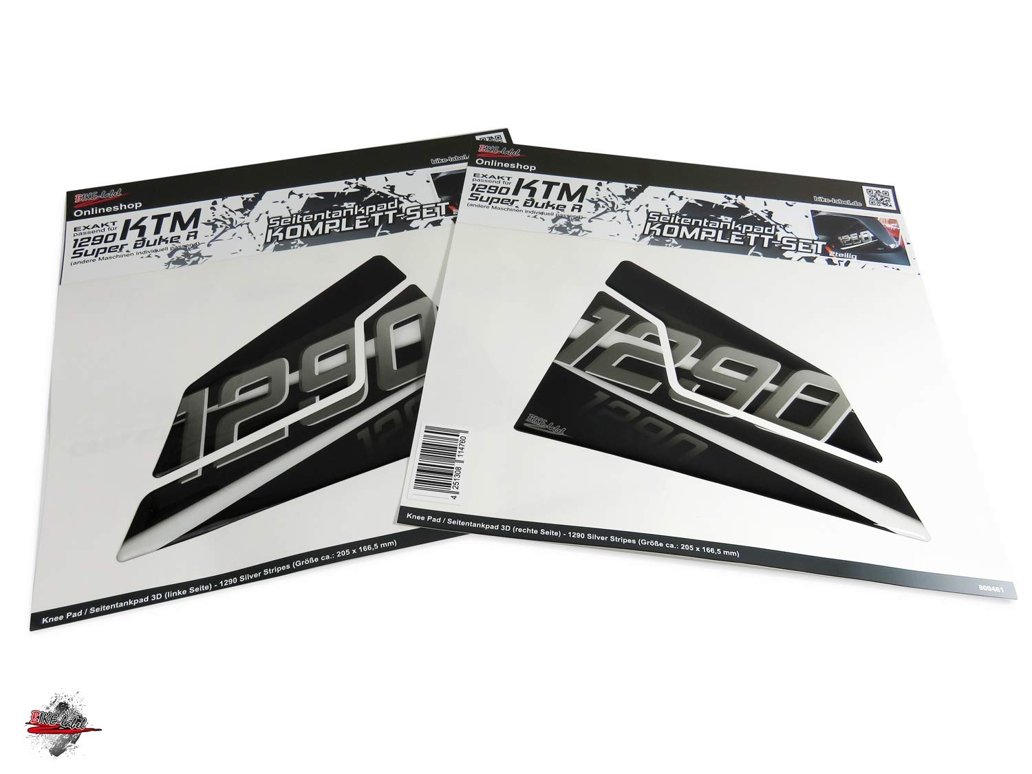 Protège-Réservoir Latéral Transparent BIKE-label Compatible KTM 1290 Super Duke R Dès 2020 - Protection Robuste Et Élégante