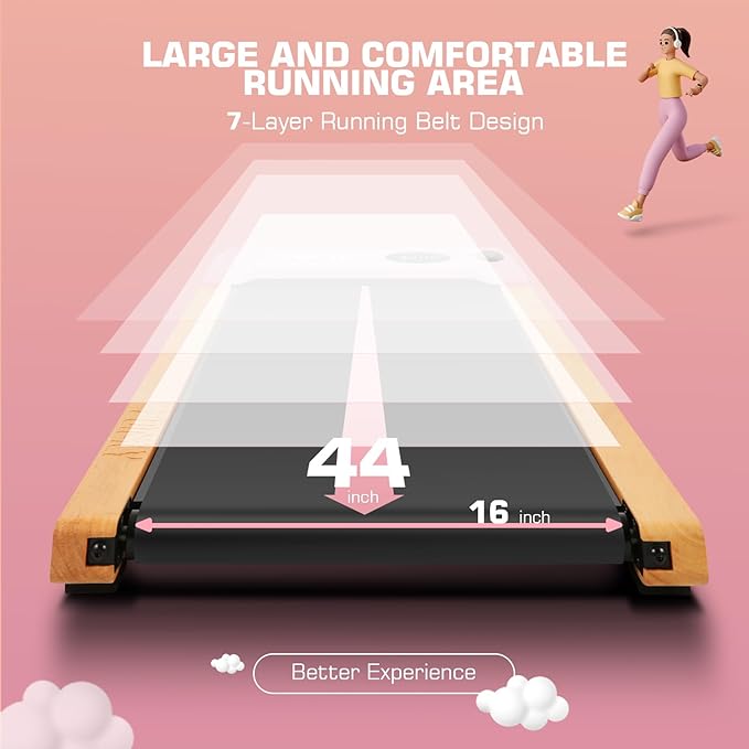 Caminadora Eléctrica Plegable 2.5 hp con Inclinación Rosa miniatura 4