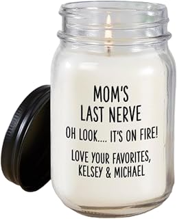 Personalization Universe Last Nerve Personalized Mason Jar Candle