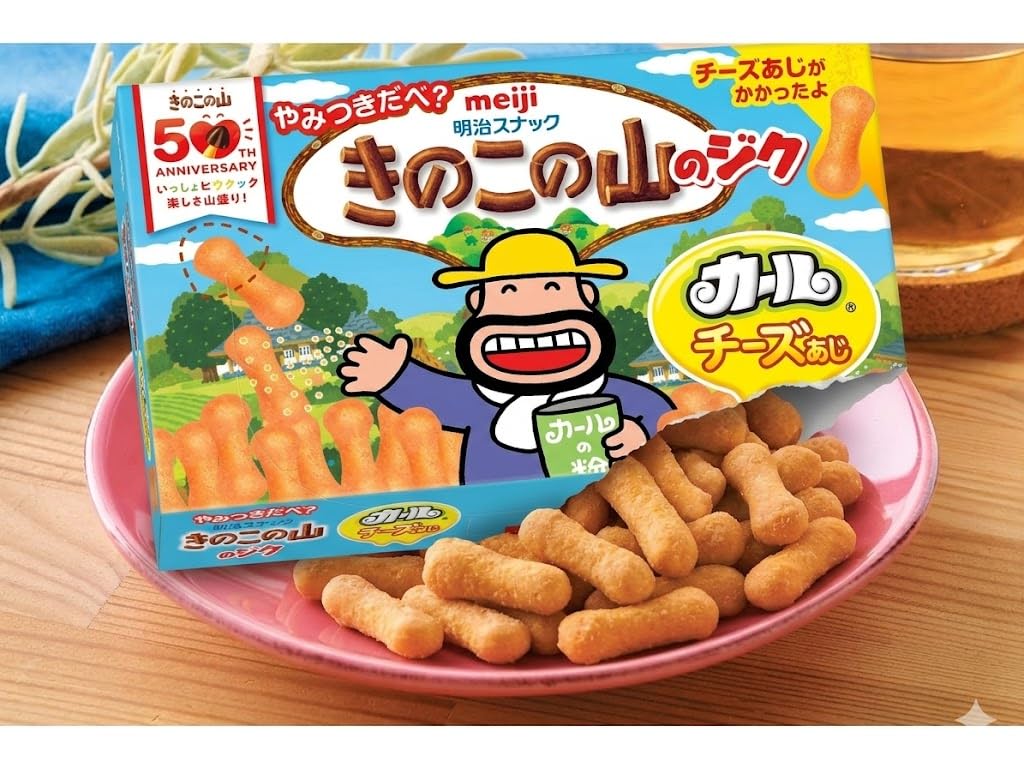 Amazon.co.jp: 【4個セット】きのこの山のジク カール チーズあじ 36g