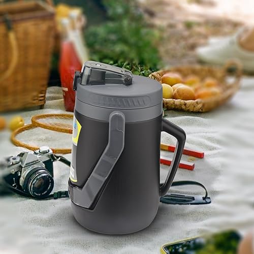 Miniatura 2 de Jarra de agua aislada reutilizable, jarra de agua portátil a prueba de fugas, jarra de agua aislada de 85 onzas con boquilla, botella de agua