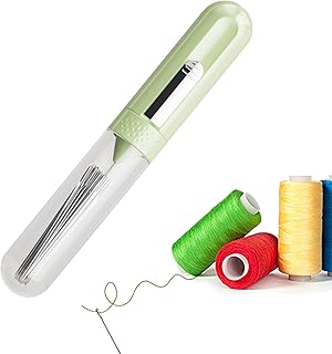 針通しツール | 滑り止め付き 簡単DIY 大容量 針穴通しデバイス - 縫製クラフト用針通し,大人 手芸愛好家 友人 祖父母 シニア 男女 高齢者向け