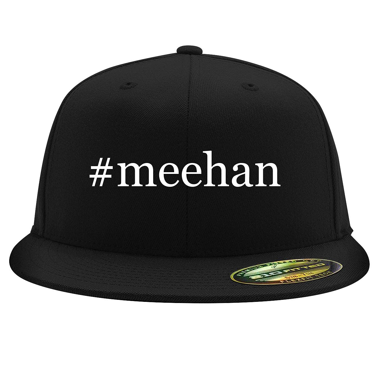 #Meehan - Flexfit 6210 Structured Flat Bill Fitted Hat | Trendy Baseball Cap for Men and Women | Snapback Closure