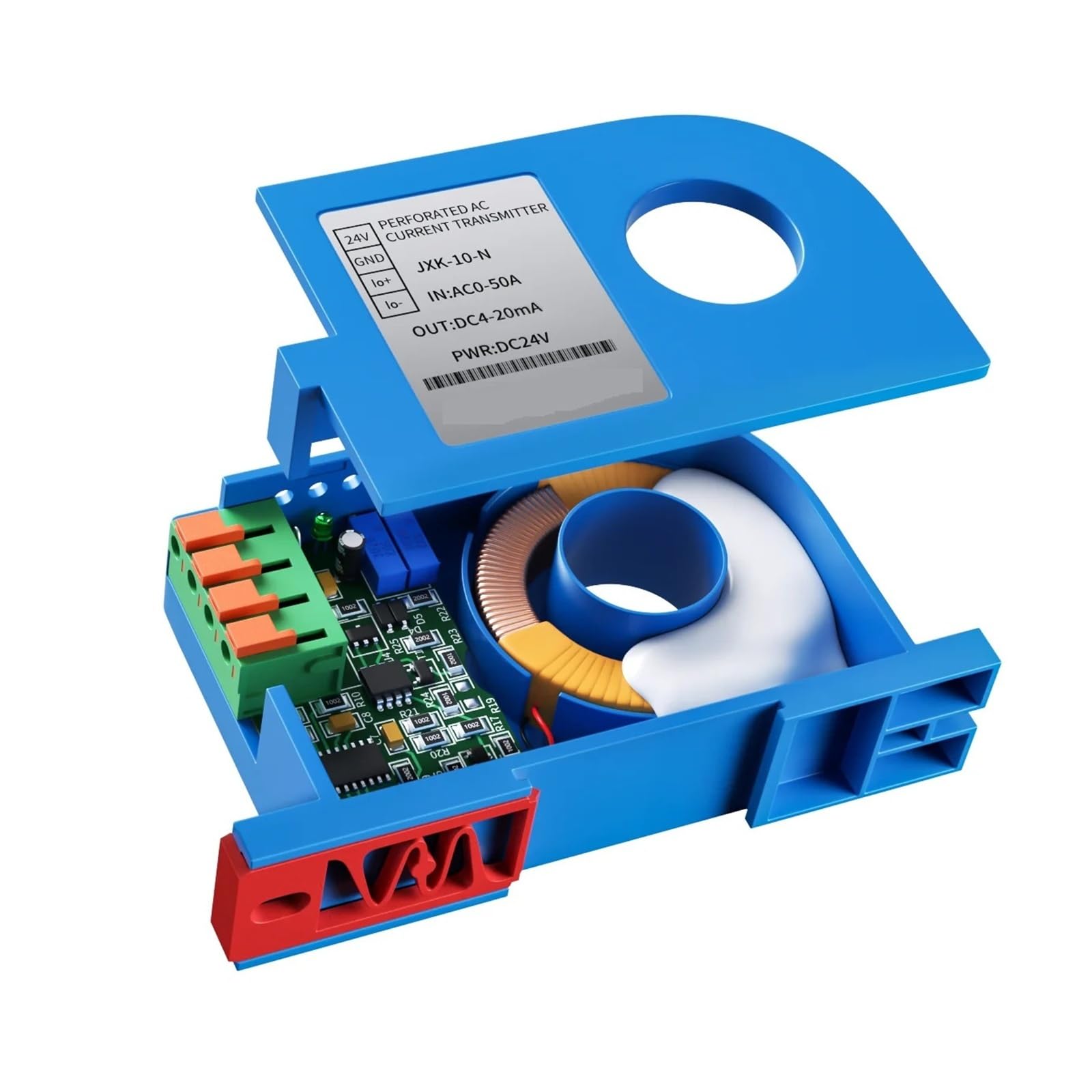 Transmisor de Sensor de Corriente CA RS485 20 mm