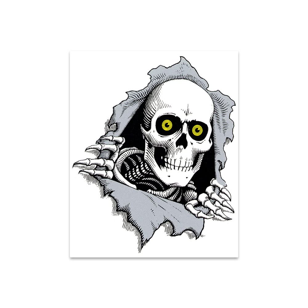 Sticker Skull Tab, 14 x 16 cm