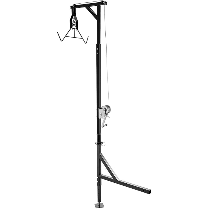 Buy VEVOR Hitch Mounted Deer Hoist, 500lbs Capacity Hitch Game Hoist, 2