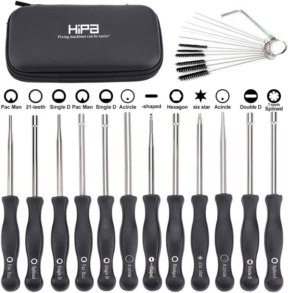 HIPA Pack-of-12 Carburetor Adjustment Tool Carburator Adjusting Kit for 2-Cycle Small Engine for Poulan Husqvarna STHIL ECHO Trimmer Weedeater Chainsaw