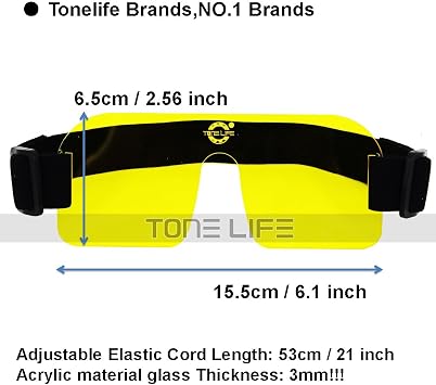 Nightsea Mask Filter Underwater Flouro Dive Accessory Fluorodiving Yellow Barrier Filter for Mask Yellow Color Filter with Elastic Strap for Diving Mask - Fluoro Diving Blue Video Lights