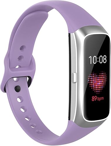 Miniatura 7 de Correa de repuesto para Samsung Galaxy Fit SM-R370, correa de repuesto de silicona suave ajustable para Samsung Galaxy Fit Fitness Smartwatch para