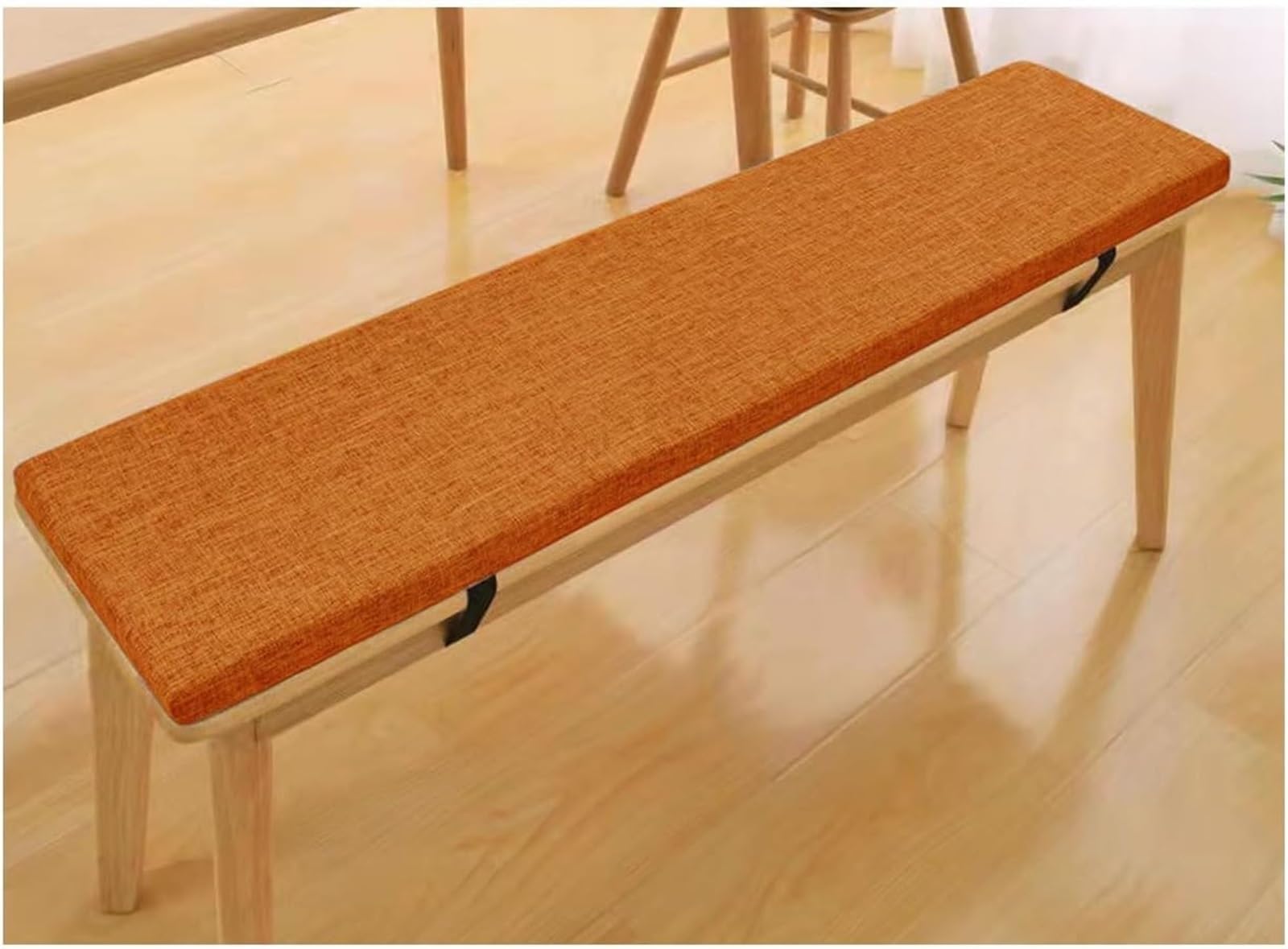 Housse de coussin lavable pour banc 100x40 revêtement amovible de banquette intérieure