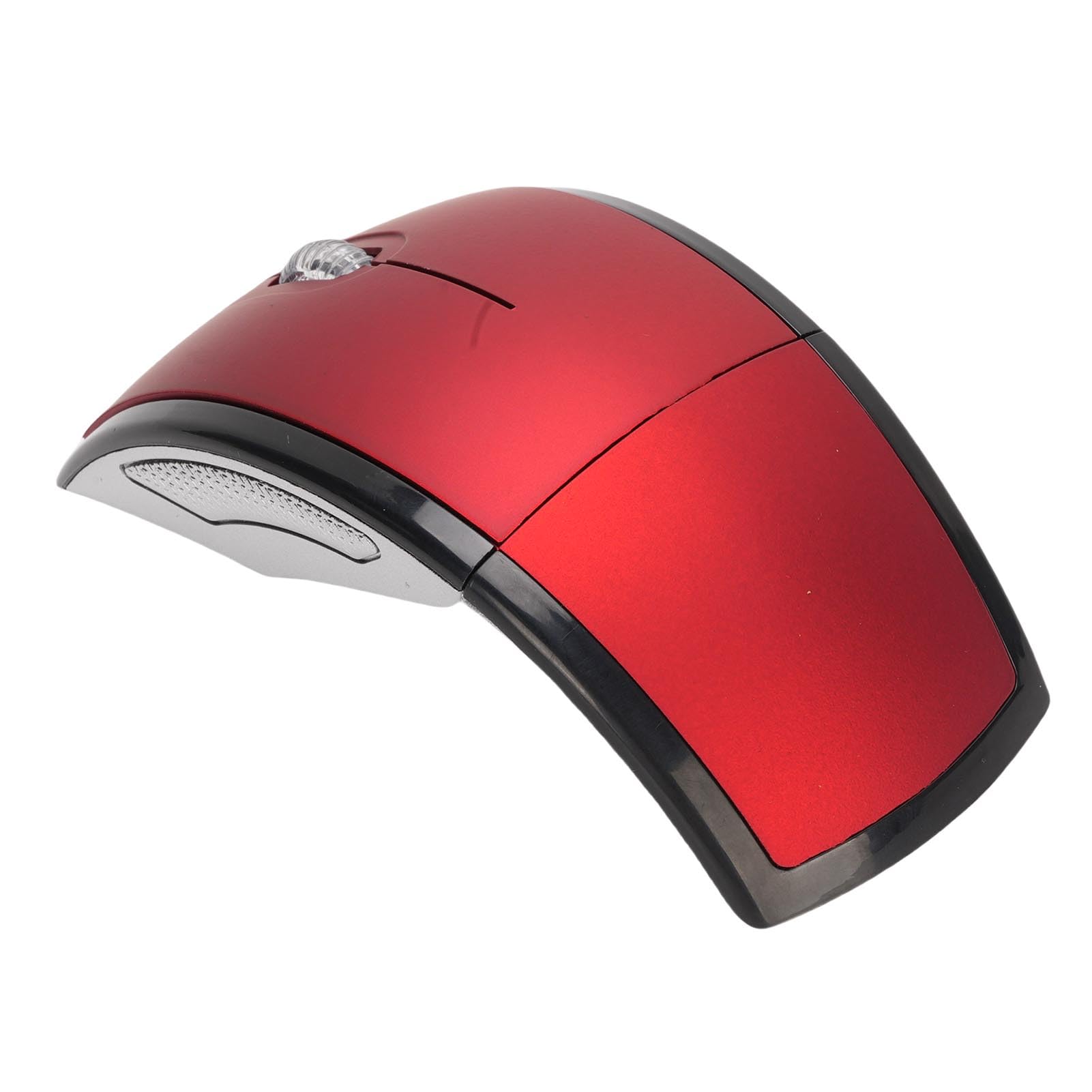 Tangxi Foldable Wireless Mouse with 2 4G Receiver Ergonomic Comfortable Battery Powered Portable Arc Folding Computer Mouse for