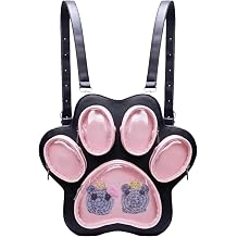 Hopcvem Girls Student Backpack - Book Bag for Women Cat Paw Design Backpack | Large Book Bag for Teens Girls and Women