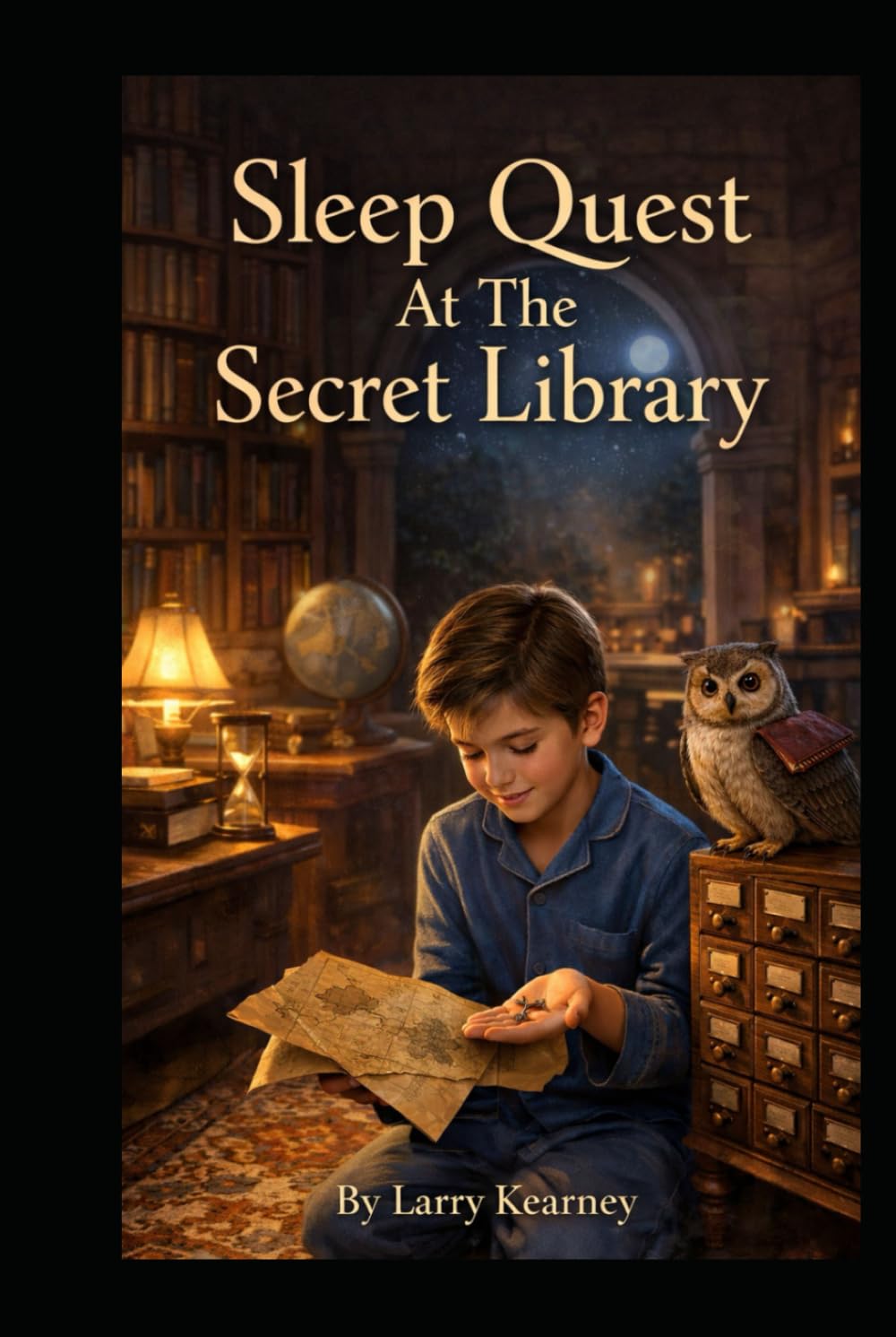 Sleep Quest at the Secret Library: Sleep Quest is about a boy named Milo Bright who discovers that nighttime isn’t something to fear—it’s a place filled with gentle secrets.