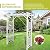 Pearington 10-00005 Arched Trellis Garden Arbor, White