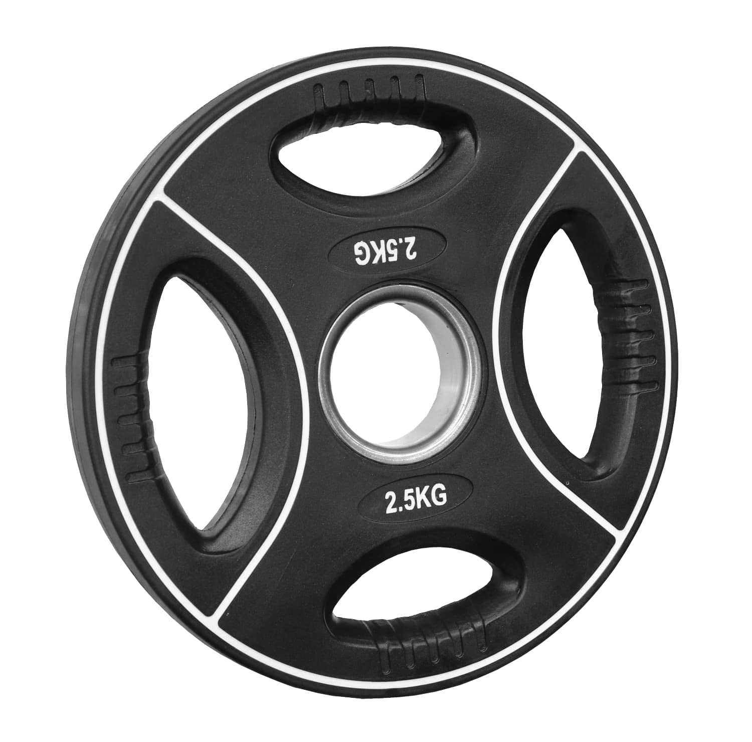Hantelscheiben | Gewichtsscheiben | 50mm | Polyurethan | mit Griffen | Geruchsneutral | Größenauswahl: 1,25kg | 2,5kg | 5kg | 10kg | 15kg | 20kg | 25kg | Studioqualität