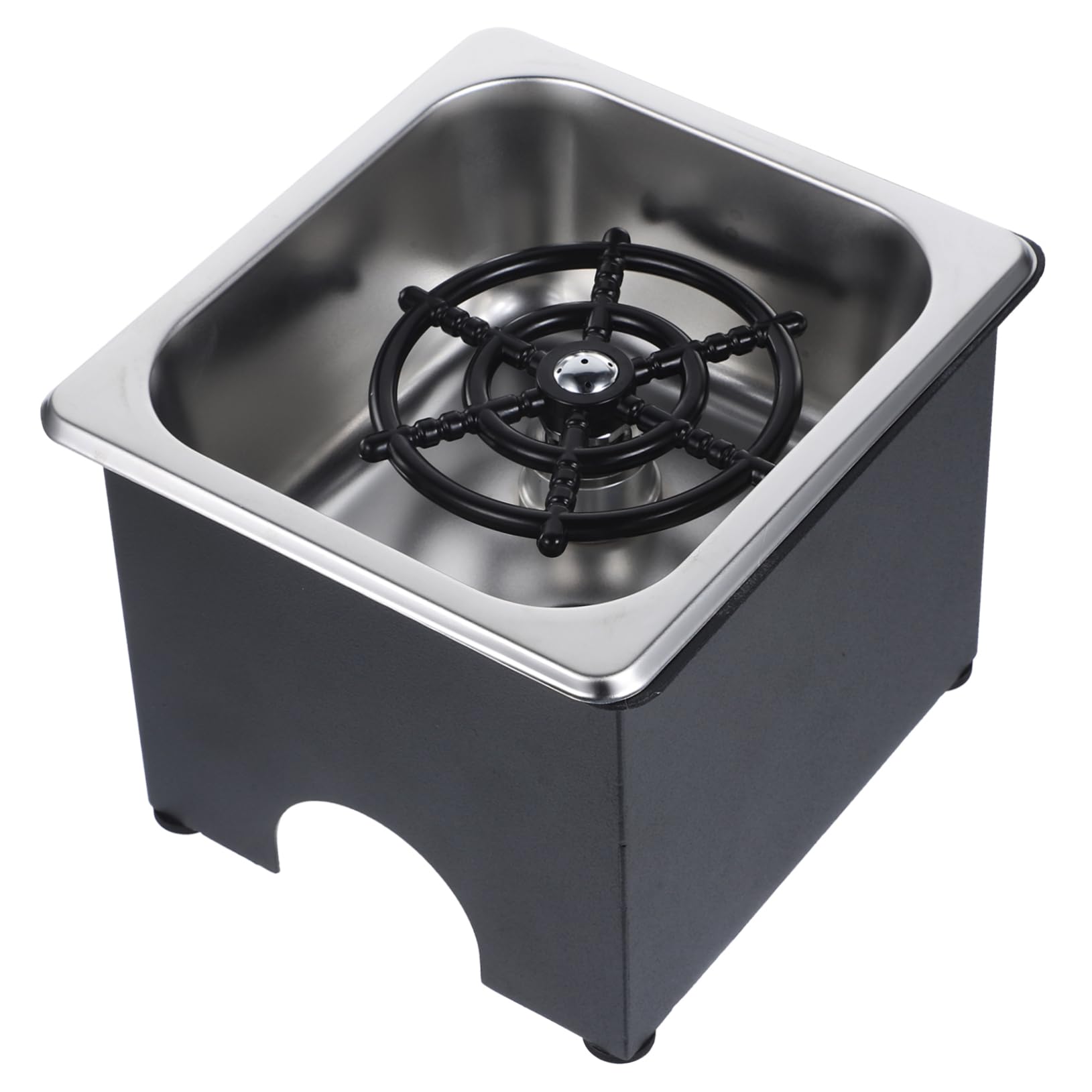NUOBESTY Lavabicchieri per Bar in Acciaio Inox per Pulizia di Bottiglie e Bicchieri Utilizzo Facile per Casa e Ristorante Acqua ad Alta Pressione