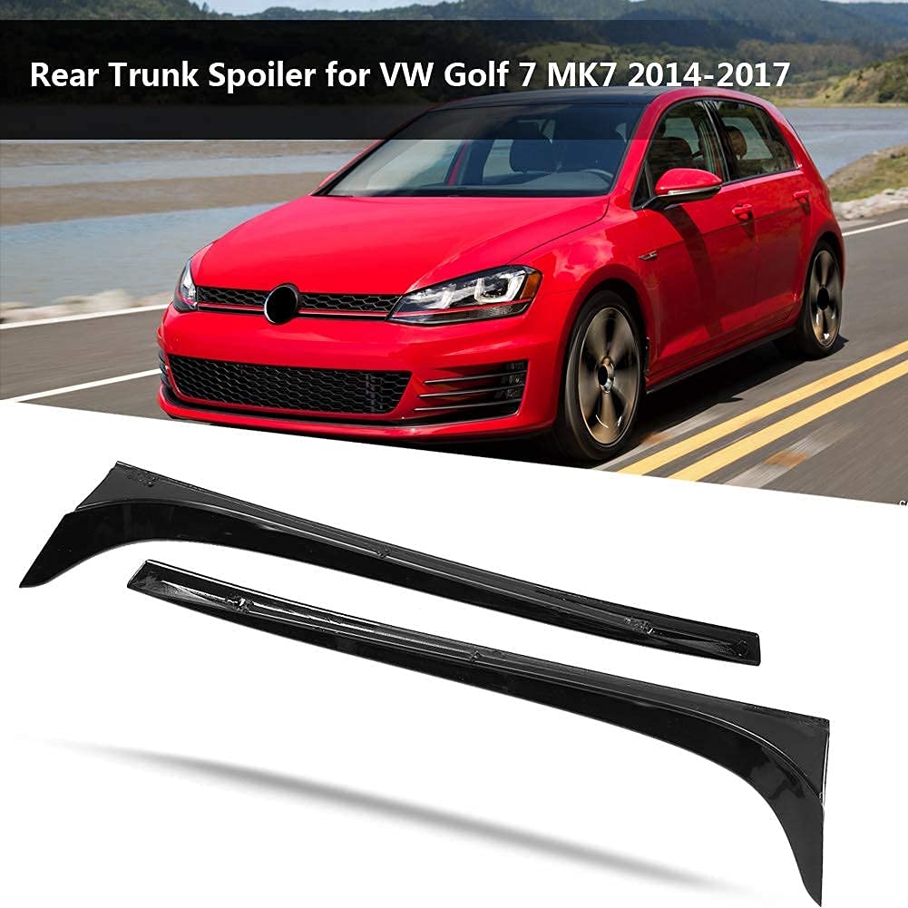 Aramox Spoiler Posteriore Adesivo per Cofano Bagagliaio Accessorio Autoadesivo per 7 VII MK7 2014-2017, Stile Sportivo